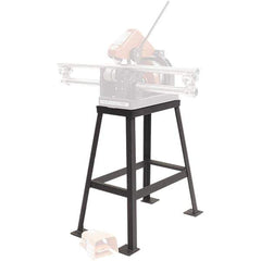 Rothenberger - 5/8" to 4-1/2" Pipe Capacity, Stationary Pipe Stand with Stationary Head - 30" High, 150 Lb Capacity - Top Tool & Supply