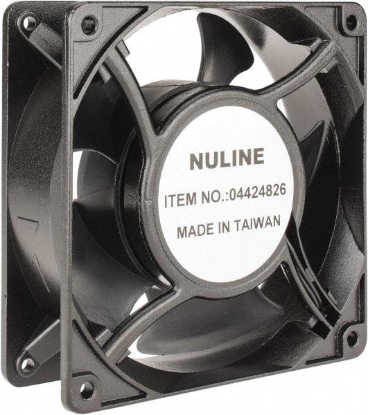 Value Collection - 115 Volts, AC, 105 CFM, Square Tube Axial Fan - 0.25 Amp Rating, 2,600 to 3,100 RPM, 4.7" High x 4.7" Wide x 1-1/2" Deep - Top Tool & Supply