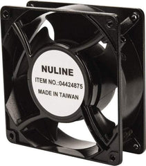 Value Collection - 230 Volts, AC, 53 CFM, Square Tube Axial Fan - 0.9 Amp Rating, 1,850 to 2,100 RPM, 4.7" High x 4.7" Wide x 1-1/2" Deep - Top Tool & Supply