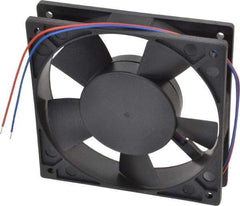 Value Collection - 12 Volts, DC, 88.3 CFM, Square Tube Axial Fan - 0.33 Amp Rating, 2,700 to 3,000 RPM, 4.72" High x 4.72" Wide x 1" Deep - Top Tool & Supply