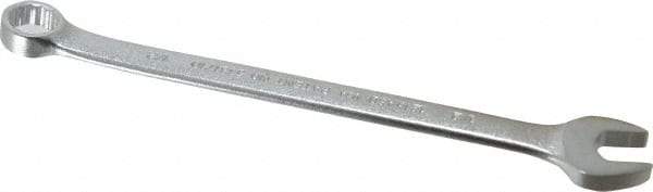 Proto - 1/2" 12 Point Offset Combination Wrench - 15° Offset Angle, 8" OAL, Steel, Satin Finish - Top Tool & Supply