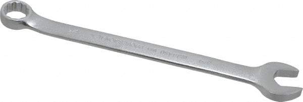 Proto - 3/4" 12 Point Offset Combination Wrench - 15° Offset Angle, 11" OAL, Steel, Satin Finish - Top Tool & Supply