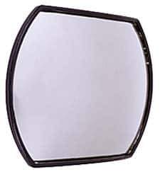 Value Collection - 5-1/2" Long to 4" Wide Automotive Convex Mirror - Stainless Steel - Top Tool & Supply