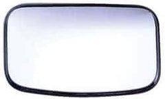 Value Collection - 8" Long to 4" Wide Automotive Clamp-On Convex Mirror - Stainless Steel - Top Tool & Supply