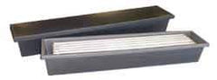 Bayhead Products - 64.5" Long x 12" Wide x 1" High Gray Lid - For Use with KW2 - Top Tool & Supply