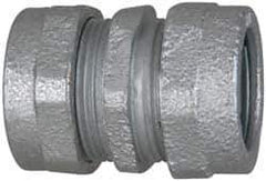 Cooper Crouse-Hinds - 3/4" Trade, Malleable Iron Compression Rigid/Intermediate (IMC) Conduit Coupling - Noninsulated - Top Tool & Supply