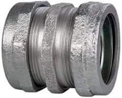 Cooper Crouse-Hinds - 1-1/2" Trade, Malleable Iron Compression Rigid/Intermediate (IMC) Conduit Coupling - Noninsulated - Top Tool & Supply