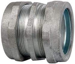 Cooper Crouse-Hinds - 2" Trade, Malleable Iron Compression Rigid/Intermediate (IMC) Conduit Coupling - Noninsulated - Top Tool & Supply