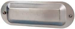 Cooper Crouse-Hinds - 2" Trade, Steel Conduit Body Cover Plate - Use with Form 5 Conduit Bodies - Top Tool & Supply