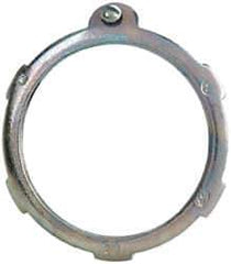 Cooper Crouse-Hinds - 2" Trade, Steel Threaded Rigid/Intermediate (IMC) Conduit Locknut - Noninsulated - Top Tool & Supply