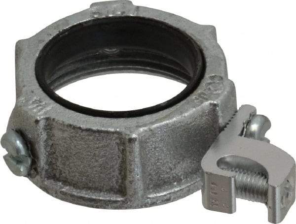 Cooper Crouse-Hinds - 1-1/4" Trade, Malleable Iron Threaded Rigid/Intermediate (IMC) Conduit Bushing - Partially Insulated - Top Tool & Supply