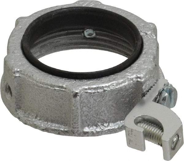 Cooper Crouse-Hinds - 1-1/2" Trade, Malleable Iron Threaded Rigid/Intermediate (IMC) Conduit Bushing - Partially Insulated - Top Tool & Supply