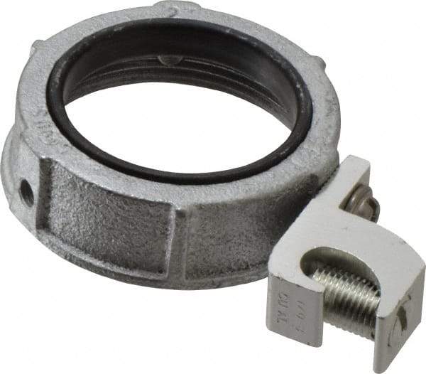 Cooper Crouse-Hinds - 2" Trade, Malleable Iron Threaded Rigid/Intermediate (IMC) Conduit Bushing - Partially Insulated - Top Tool & Supply