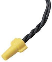 Ideal - 2, 18 to 3, 12 AWG, 600 Volt, Flame Retardant, Wing Twist on Wire Connector - Yellow, 221°F - Top Tool & Supply