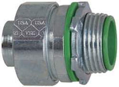 Cooper Crouse-Hinds - 3/4" Trade, Steel Threaded Straight Liquidtight Conduit Connector - Insulated - Top Tool & Supply