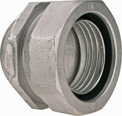 Cooper Crouse-Hinds - 3-1/2" Trade, Malleable Iron Threaded Straight Liquidtight Conduit Connector - Insulated - Top Tool & Supply