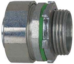 Cooper Crouse-Hinds - 1" Trade, Steel Threaded Straight Liquidtight Conduit Connector - Noninsulated - Top Tool & Supply