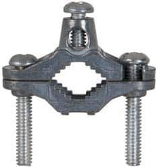 Cooper Crouse-Hinds - 8 to 2 AWG Compatible Dual-Nut Rod Clamp - Zinc, cUL Listed, UL File E6225, UL Listed - Top Tool & Supply