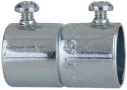 Cooper Crouse-Hinds - 3/4" Trade, Steel Set Screw EMT Conduit Coupling - Noninsulated - Top Tool & Supply