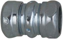 Cooper Crouse-Hinds - 3/4" Trade, Steel Compression EMT Conduit Coupling - Noninsulated - Top Tool & Supply