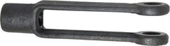 Jergens - 1/2-13 Thread, 1-1/8" Yoke Width, Carbon Steel, Tapped Yoke - 1/2" Hole Diam, 3-1/16" Hole Center to Neck, 15/16" Yoke Arm Height, 13/16" Neck Diam, 1-1/8" Neck Length, 4-3/16" OAL - Top Tool & Supply