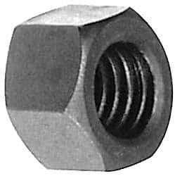 Jergens - 7/8-9 UNC Steel Right Hand Heavy Hex Nut - 1-5/16" Across Flats, 3/4" High, Black Oxide Finish - Top Tool & Supply