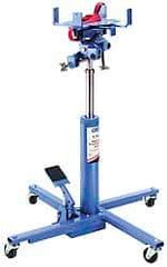 OTC - 1,000 Lb Capacity Pedestal Transmission Jack - 34-1/2 to 75" High, 41" Chassis Width x 41" Chassis Length - Top Tool & Supply