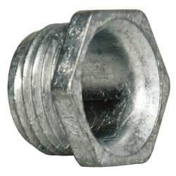 Cooper Crouse-Hinds - 1/2" Trade, Die Cast Zinc Threaded Rigid/Intermediate (IMC) Conduit Nipple - Noninsulated - Top Tool & Supply