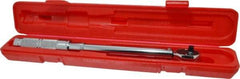 Proto - 3/8" Drive Micrometer Type Ratchet Head Torque Wrench - 16 N/m to 80 N/m Torque, 15-1/2" OAL, Ratchet Head - Top Tool & Supply