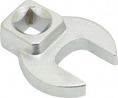 Blackhawk by Proto - 16mm 3/8" Drive Satin Open End Crowfoot Wrench - 1.6" OAL - Top Tool & Supply