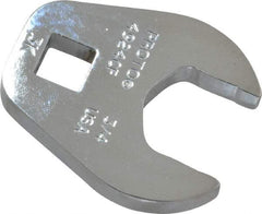 Proto - 3/4" 3/8" Drive Chrome Open End Crowfoot Wrench - 1.59" Head Diam x 1/4" Head Thickness - Top Tool & Supply