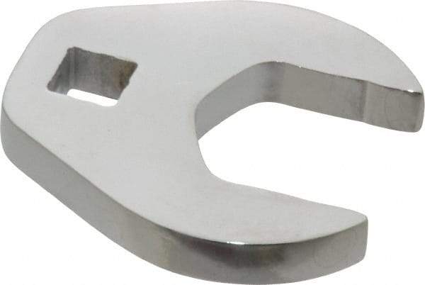 Proto - 1" 3/8" Drive Chrome Open End Crowfoot Wrench - 2.04" Head Diam x 0.38" Head Thickness - Top Tool & Supply