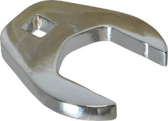 Proto - 1-1/4" 3/8" Drive Chrome Open End Crowfoot Wrench - 2.156" Head Diam x 0.38" Head Thickness - Top Tool & Supply