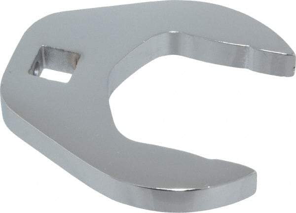 Proto - 1-3/8" 3/8" Drive Chrome Open End Crowfoot Wrench - 2.4" Head Diam x 0.38" Head Thickness - Top Tool & Supply