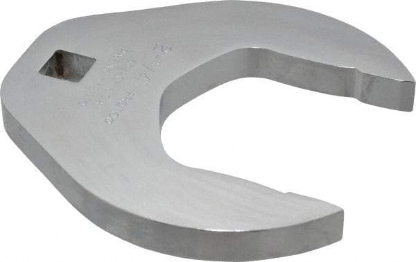 Proto - 2-1/4" 1/2" Drive Chrome Open End Crowfoot Wrench - 4-7/32" Head Diam x 1/2" Head Thickness - Top Tool & Supply