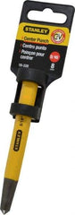 Stanley - 5/16" Center Punch - 4-1/2" OAL, Tempered Steel - Top Tool & Supply