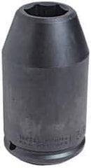 Proto - 1-1/2" Drive 2-13/16" Deep Impact Socket - 6 Points, 6-1/4" OAL - Top Tool & Supply