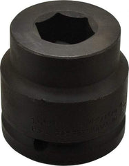 Proto - 1-1/2" Drive 1-5/16" Standard Impact Socket - 6 Points, 3-1/8" OAL - Top Tool & Supply