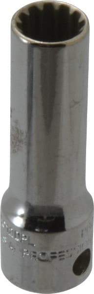 Proto - 3/8" Drive, 3/8" Socket, Spline Socket - 12 Points, 2-1/8" OAL - Top Tool & Supply