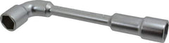 Facom - 15/16", 6 Point, Satin Chrome Coated, 90 ° Offset Socket Wrench - 250mm OAL, 34.5mm Head Thickness - Top Tool & Supply