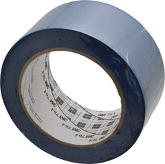 3M - Blue Solid Color Vinyl Tape - 2" Wide x 108' Long x 0.005" Thick, General Traffic - Top Tool & Supply