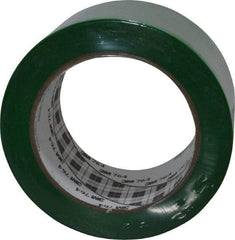 3M - Green Solid Color Vinyl Tape - 2" Wide x 108' Long x 0.005" Thick, General Traffic - Top Tool & Supply