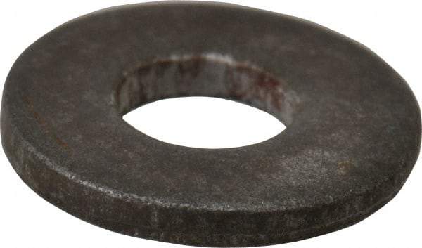 Value Collection - #8 Screw, Grade 2 Steel SAE Flat Washer - 3/16" ID x 7/16" OD, 0.065" Thick, Plain Finish - Top Tool & Supply