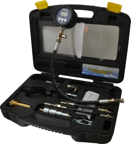 Lincoln - Engine Compression Test Kits Type: Digital Number of Pieces: 10 - Top Tool & Supply