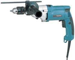 Makita - 120 Volt 3/4" Keyed Chuck Electric Hammer Drill - 0 to 24,000 BPM, 0 to 2,900 RPM, Reversible - Top Tool & Supply