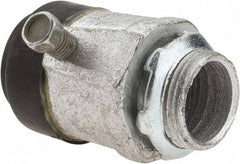 Cooper Crouse-Hinds - 3/4" Trade, Malleable Iron Set Screw Straight Rigid/Intermediate (IMC) Conduit Connector - Noninsulated - Top Tool & Supply