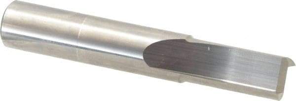 Onsrud - 1/2" Diam, 1/2" Shank Diam, 1" Length of Cut, 2 Flute Double Edge Straight Router Bit - 3" Overall Length, Left Hand Cut, Solid Carbide - Top Tool & Supply