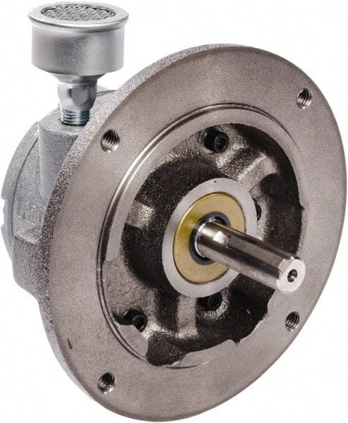 Gast - 1.7 hp Reversible Flange Air Actuated Motor - 0:00 Gear Ratio, 3,000 Max RPM, 1.181" Shaft Length - Top Tool & Supply