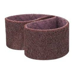 3M - 2" Wide x 18-15/16" OAL, Aluminum Oxide Abrasive Belt - Aluminum Oxide, Medium, Nonwoven, Series SC-BL - Top Tool & Supply