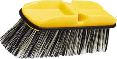 Rubbermaid - 2-1/2" Bristle Length, Synthetic Wash Brush - 10" OAL, Gray, Plastic Block - Top Tool & Supply